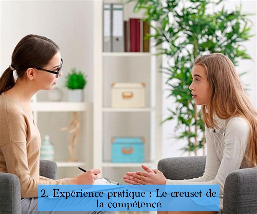 2. Expérience pratique : Le creuset de la compétence