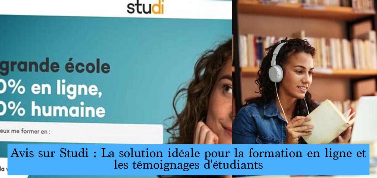 Avis sur Studi : La solution idéale pour la formation en ligne et les