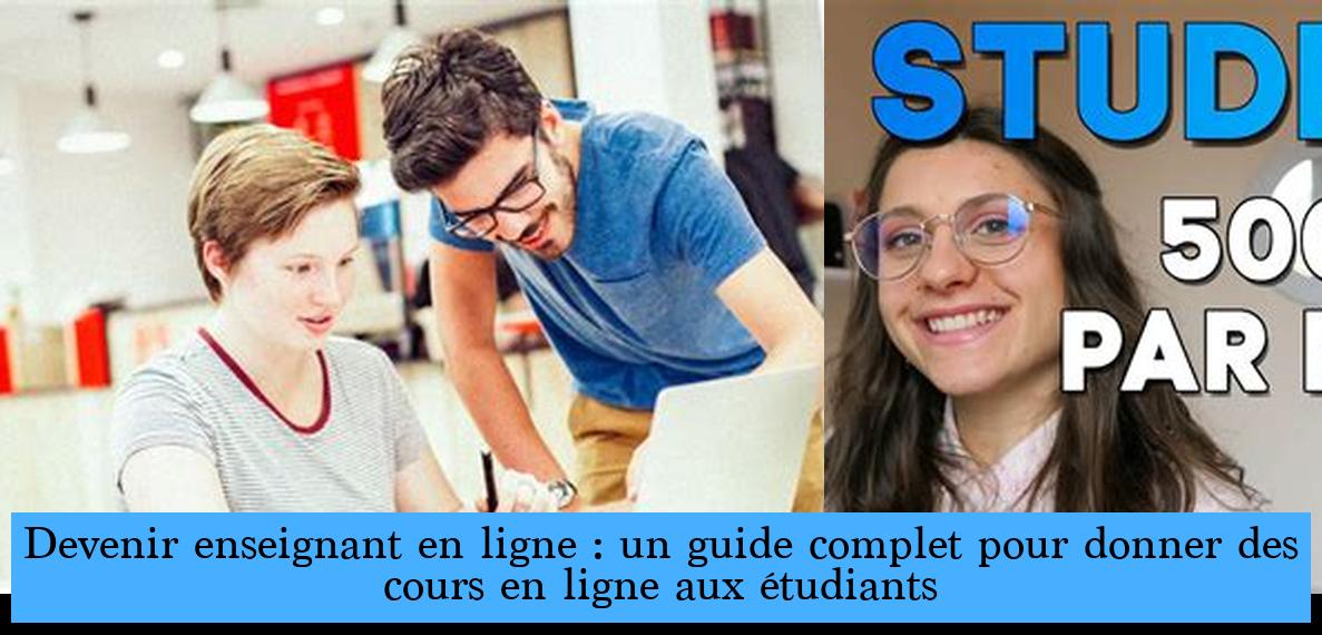 Devenir enseignant en ligne un guide complet pour donner des cours en — free download