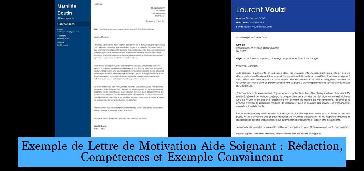 Lettre De Motivation Spontanée Aide Soignante mission.loadmcx.com