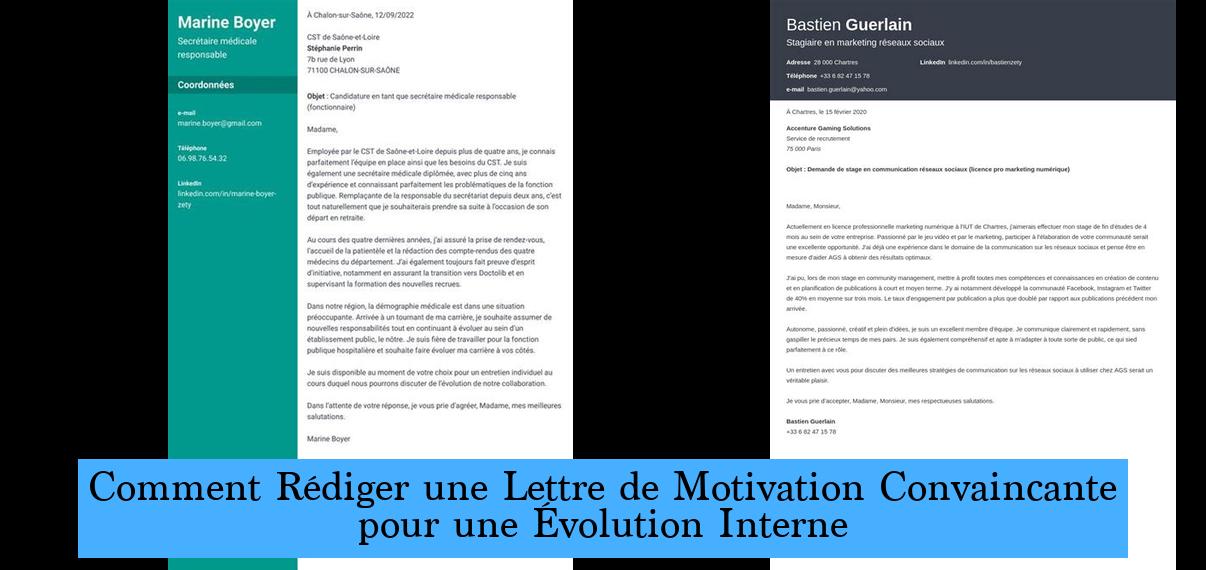 Lettre De Motivation Pour Une Mutation Interne Comment Rédiger une Lettre de Motivation Convaincante pour une