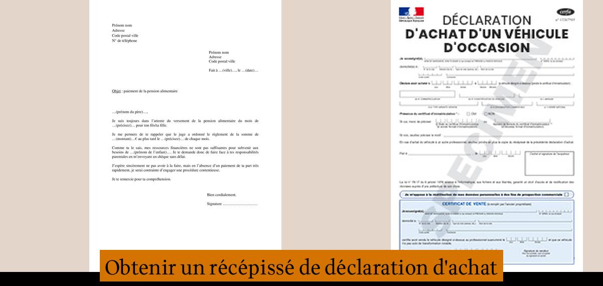 Comment Faire Sans Prefecture Pour Avoir Récépissé Déclaration D Achat