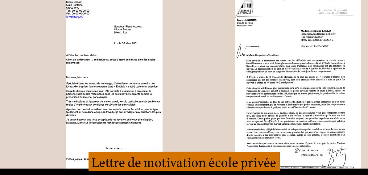 Conseils pour rédiger une lettre de motivation percutante pour une école privée Etude Lote