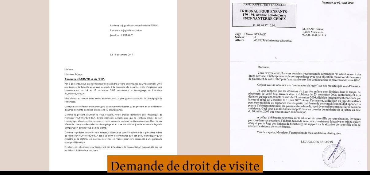 Modèle de lettre au juge pour obtenir un droit de visite : rédaction